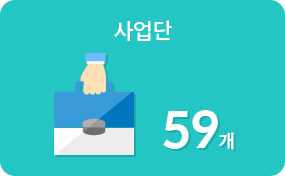 사업단 59개