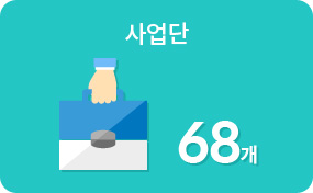 사업단 68개